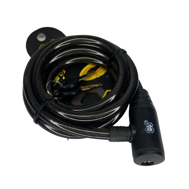 TRAVA PARA M0TO BIKE CADEADO CAPACETE 10MM X 1.200MM COMPRIMENTO