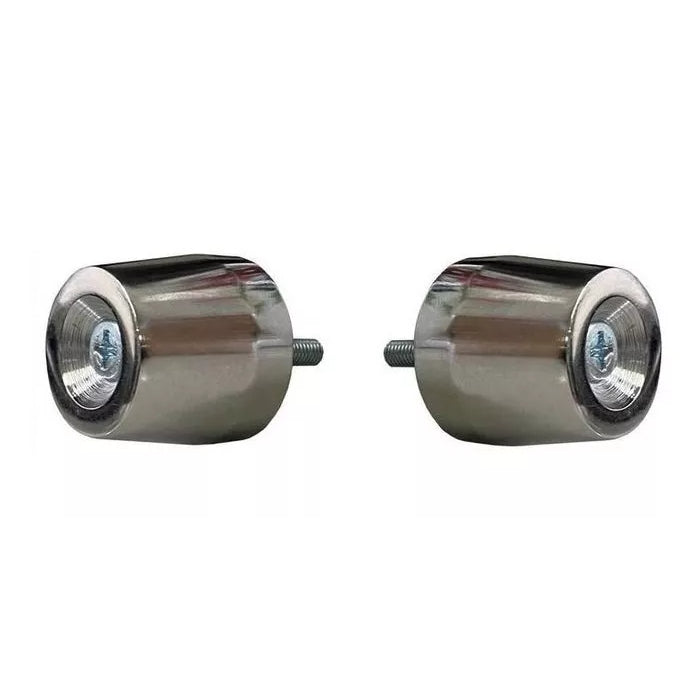 Manopla Vazada Cg 125 150 160 Titan Fan Cargo + Peso Da Pcx Cromado