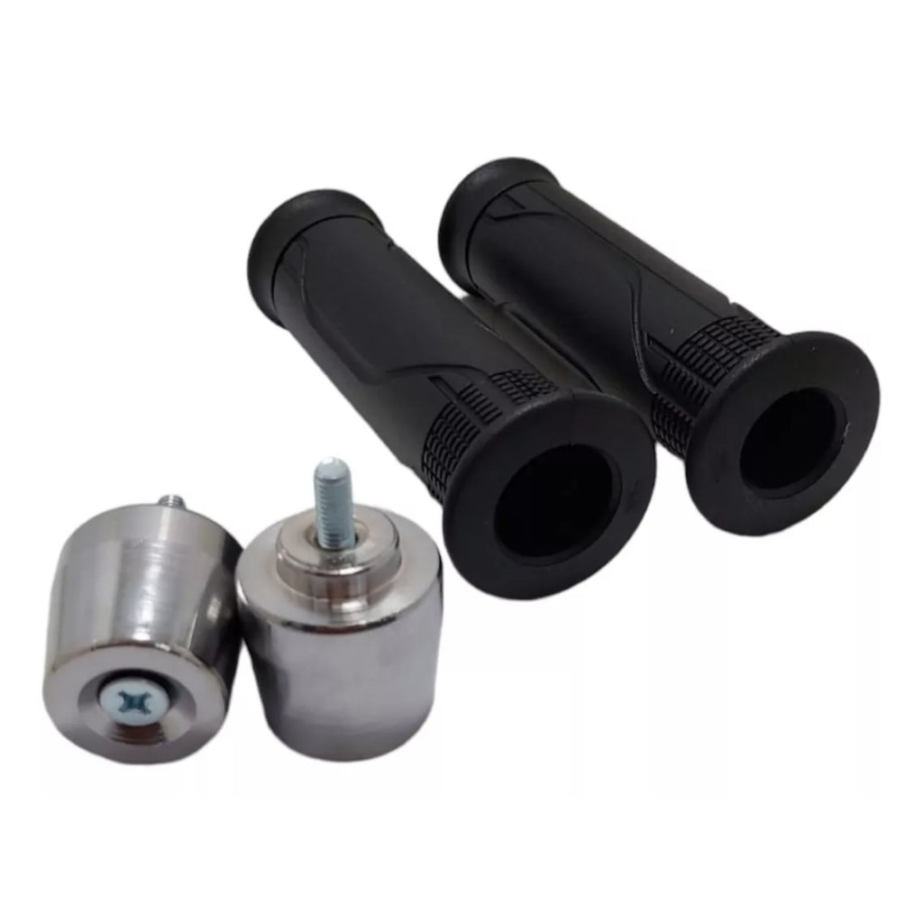 Manopla Vazada Cg 125 150 160 Titan Fan Cargo + Peso Da Pcx Cromado