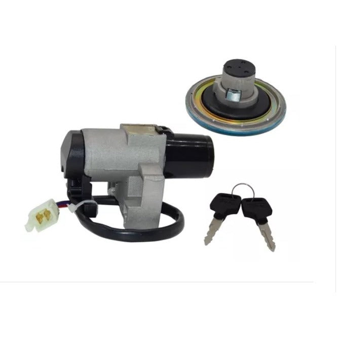 Kit Ignição Trava Contato Honda Cg 125 Fan Es/Ks 14 15 ( 2 Peças )