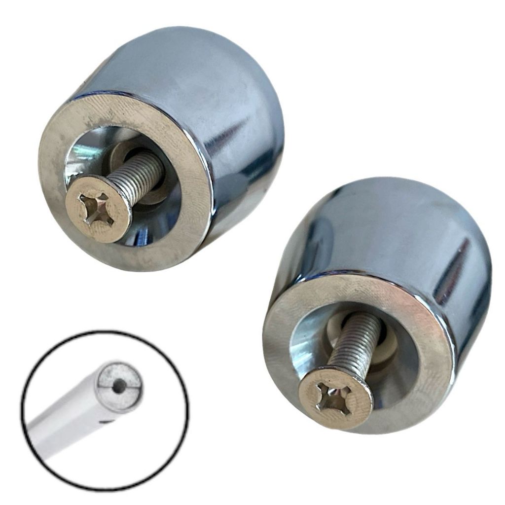 Par Peso Pesinho Pcx Cromado Encaixe Parafuso Cg Fan Titan Fazer Dafra Todas