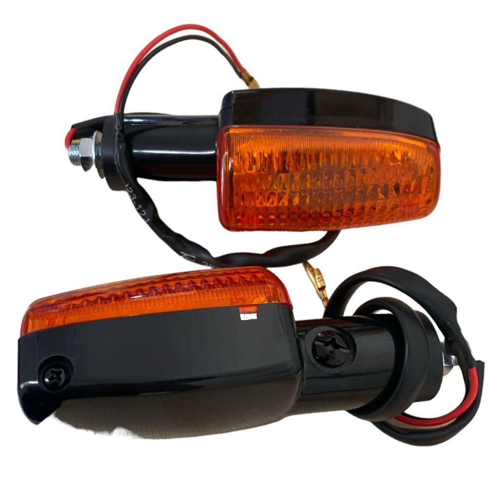 2x Unidade Pisca Mod Original Fan Titan Cg 125 150 2000 Até 2013 Lente Laranja Ambar