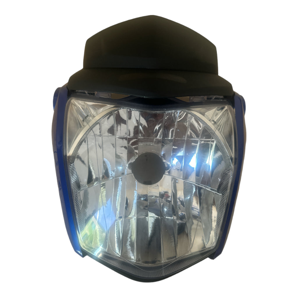 Frente Farol Completa Titan 150 14-15 Fan 160 16-21 Azul Metalico