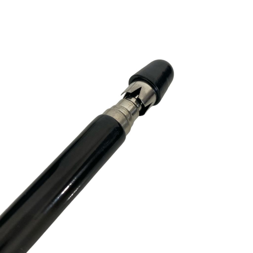 Antena Corta Pipa Guidão Linha Proteção Motoqueiro Aço Inox Preta Cromada