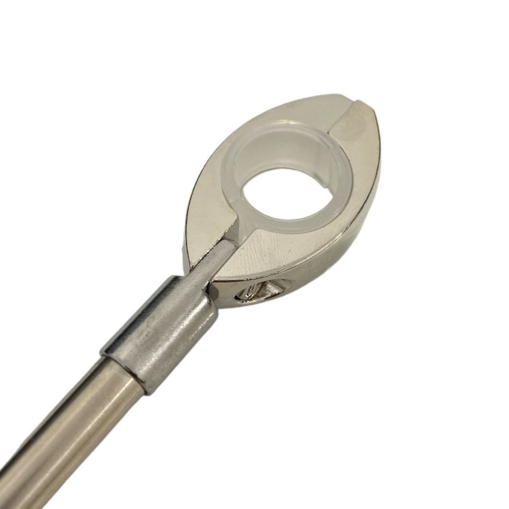 Antena Corta Pipa Guidão Linha Proteção Motoqueiro Aço Inox Preta Cromada