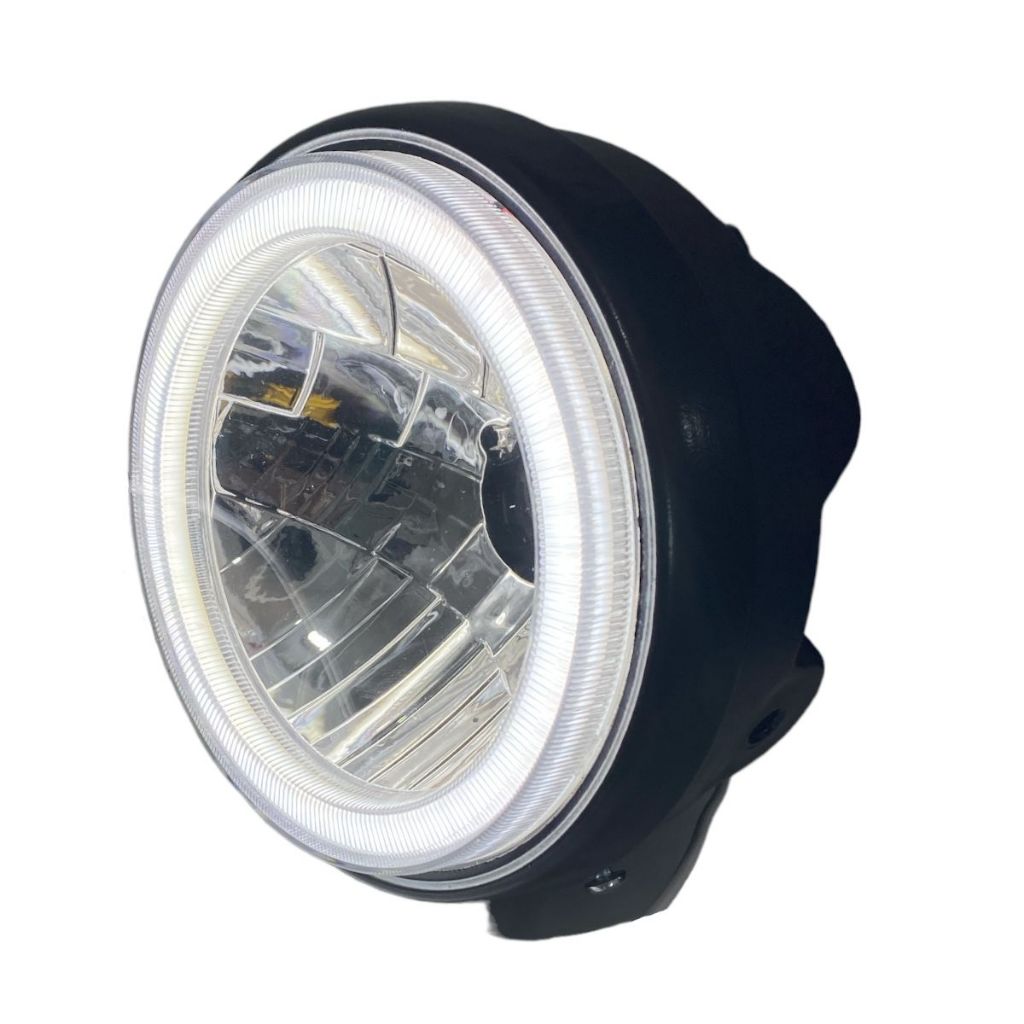 Farol De Led Com DRL Completo Cg Titan Fan 125 2000 Até 2013