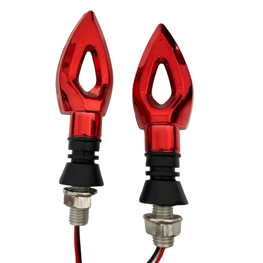 1x Par De Pisca Flexa Vazado Sera De Led Universal Factor Fazer Titan Cb 300