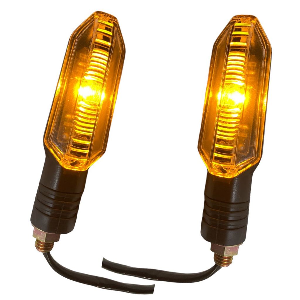 2x Pares Pisca De Led Honda Cb 250 TITAN 150 Twister Modelo Universal Rosca De Parafuso