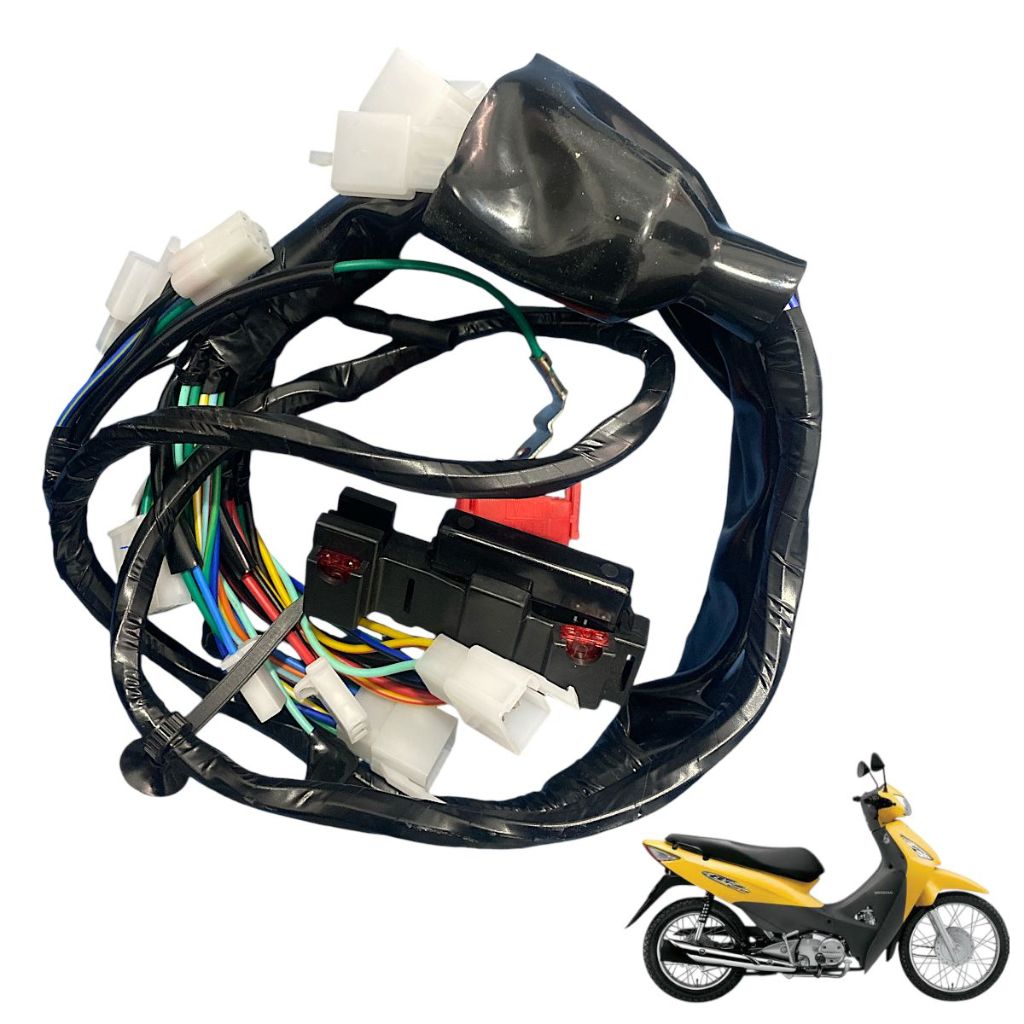 Fiação Principal Completa Honda Biz 125 Es 2006 2007 2008 Mod Original
