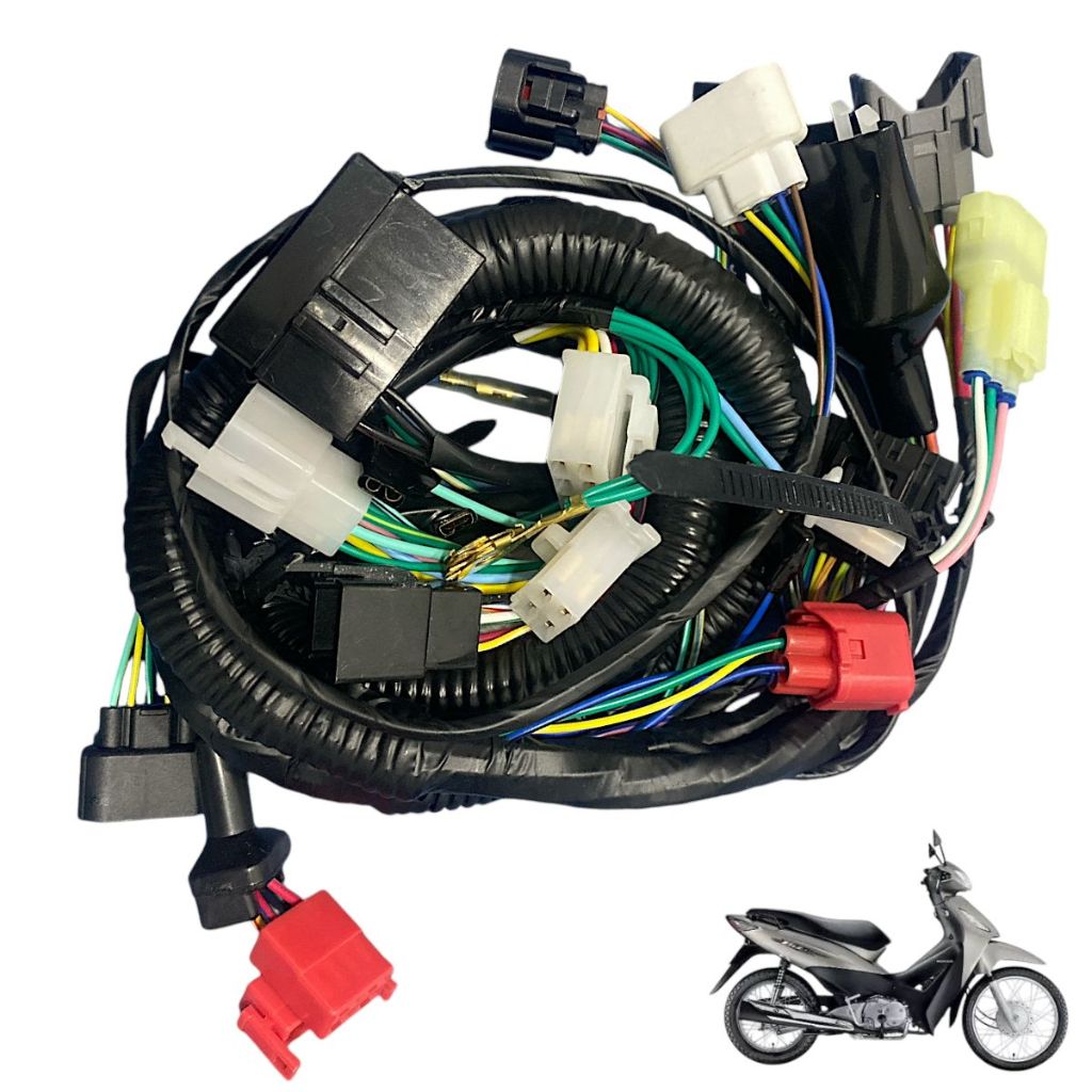 Fiação Principal Chicote Honda Biz 125 2009 Até 2010 Mod Original