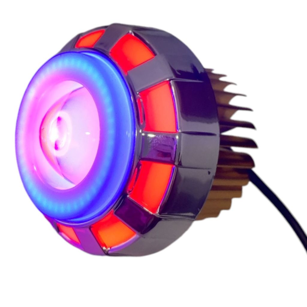 Lâmpada Farol de Led Projetor Olho de Anjo Moto Universal Strobo