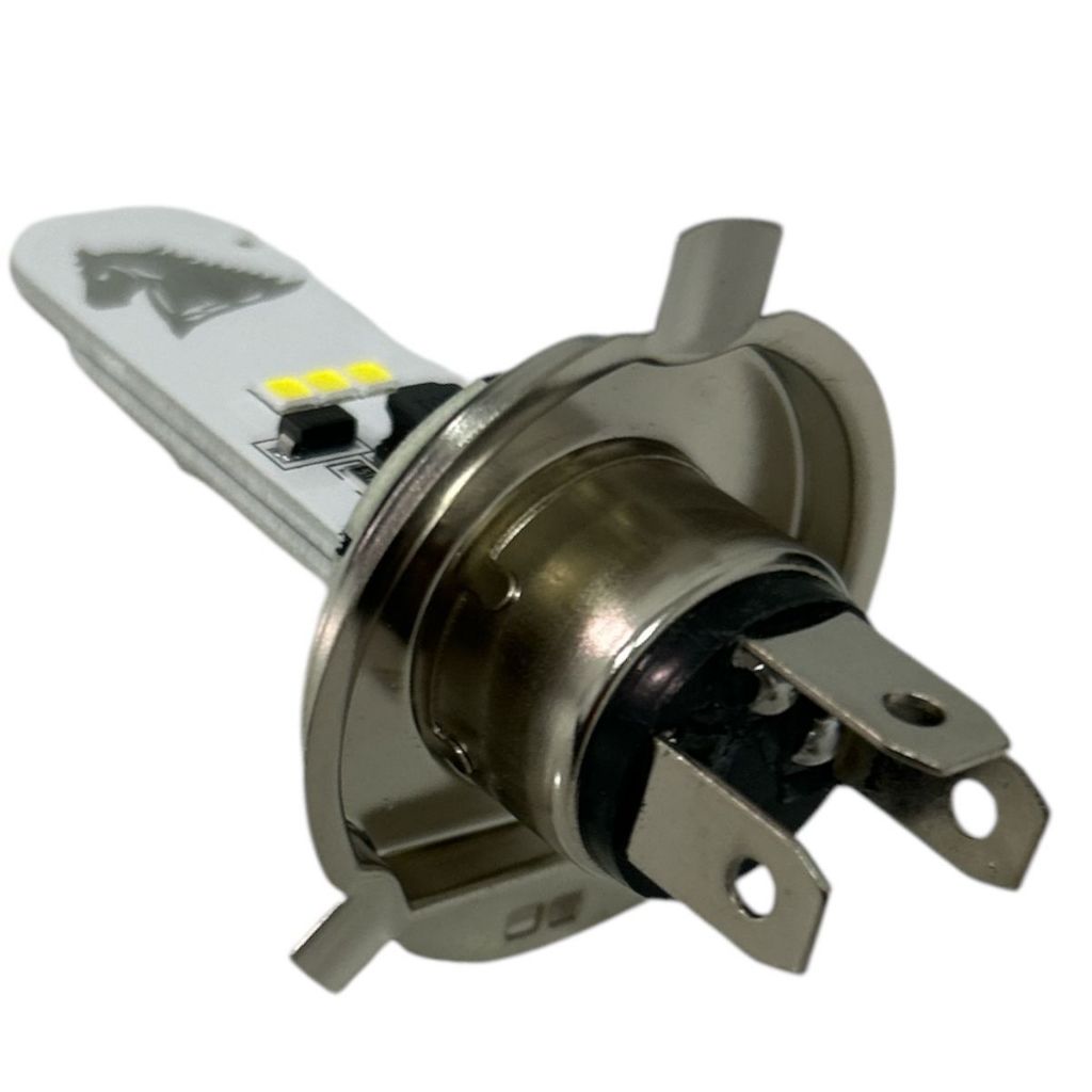 Lampada De Farol Encaixe H4 Super Led Strobo Cb 300 Titan Fan Start