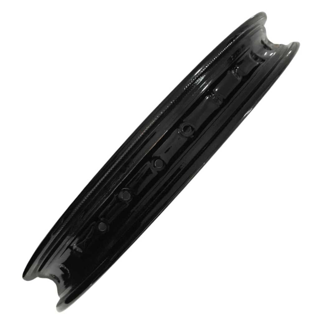 Aro De Ferro Dianteiro 18 X 160 Cg Fan Titan 125 1994 Em Diante Preto Brilhante