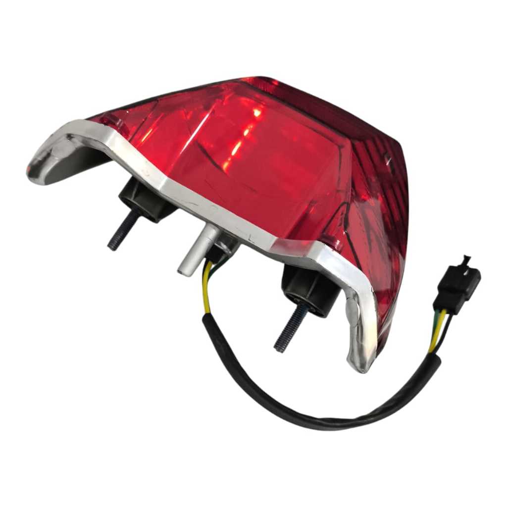Lanterna P/ Moto Honda Cg Titan 150 2004 2005 Até 2008 Vermelho S/ Lâmpada