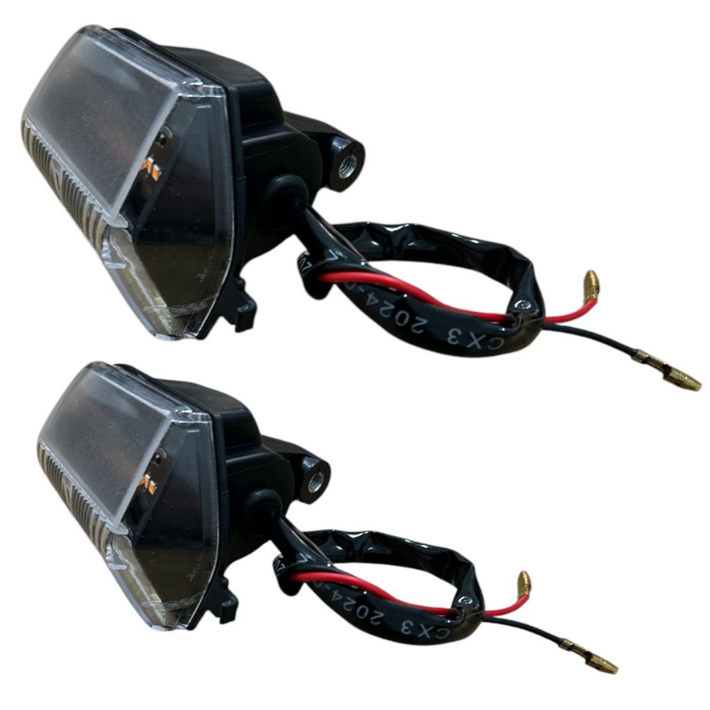 2x Pares Pisca De Led Lente Cristal Honda Pop 110i 2016 Até 2024