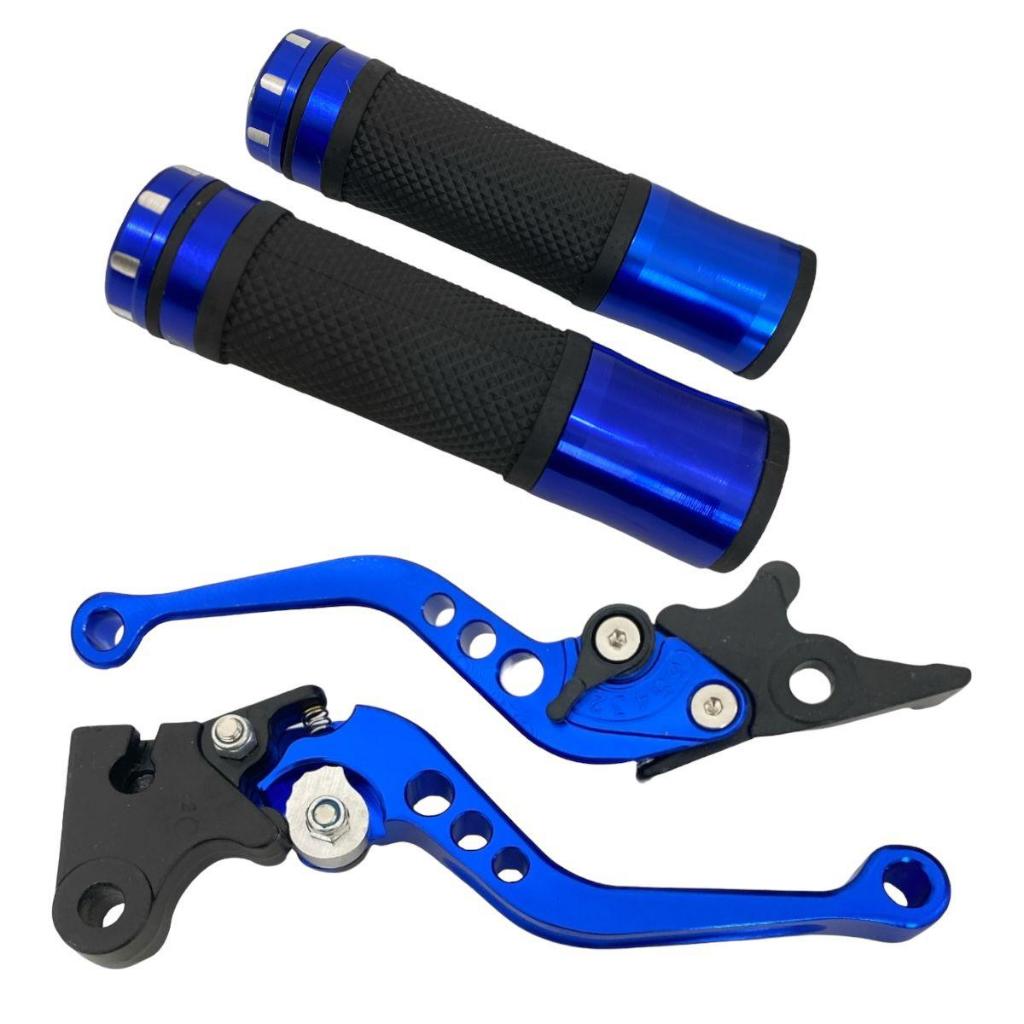Manete + Manopla Esportivo Modelo Fan Titan 125/150/160 (FREIO A DISCO)