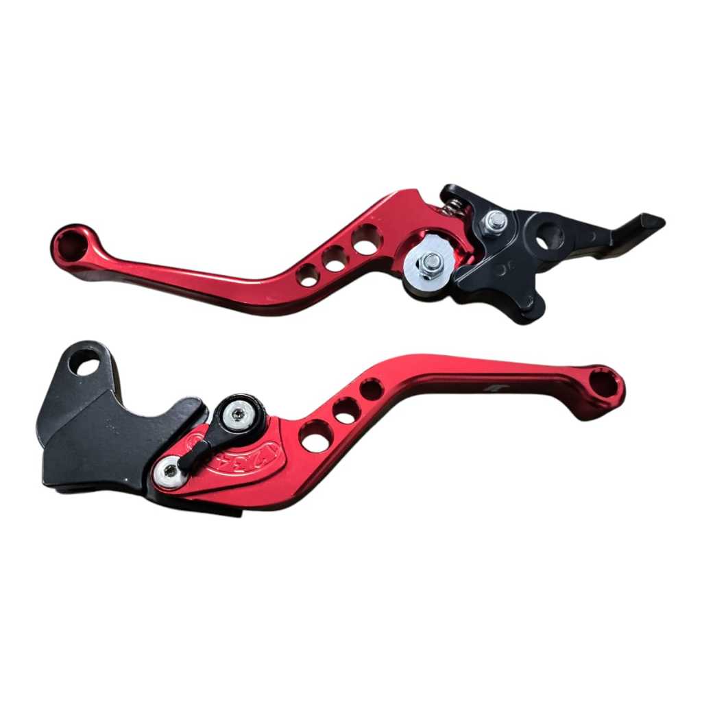 Manete Esportivo Vermelho Com Regulagem Fazer 150/250 Lander Tenere 250 ( NÃO SERVE ABS )