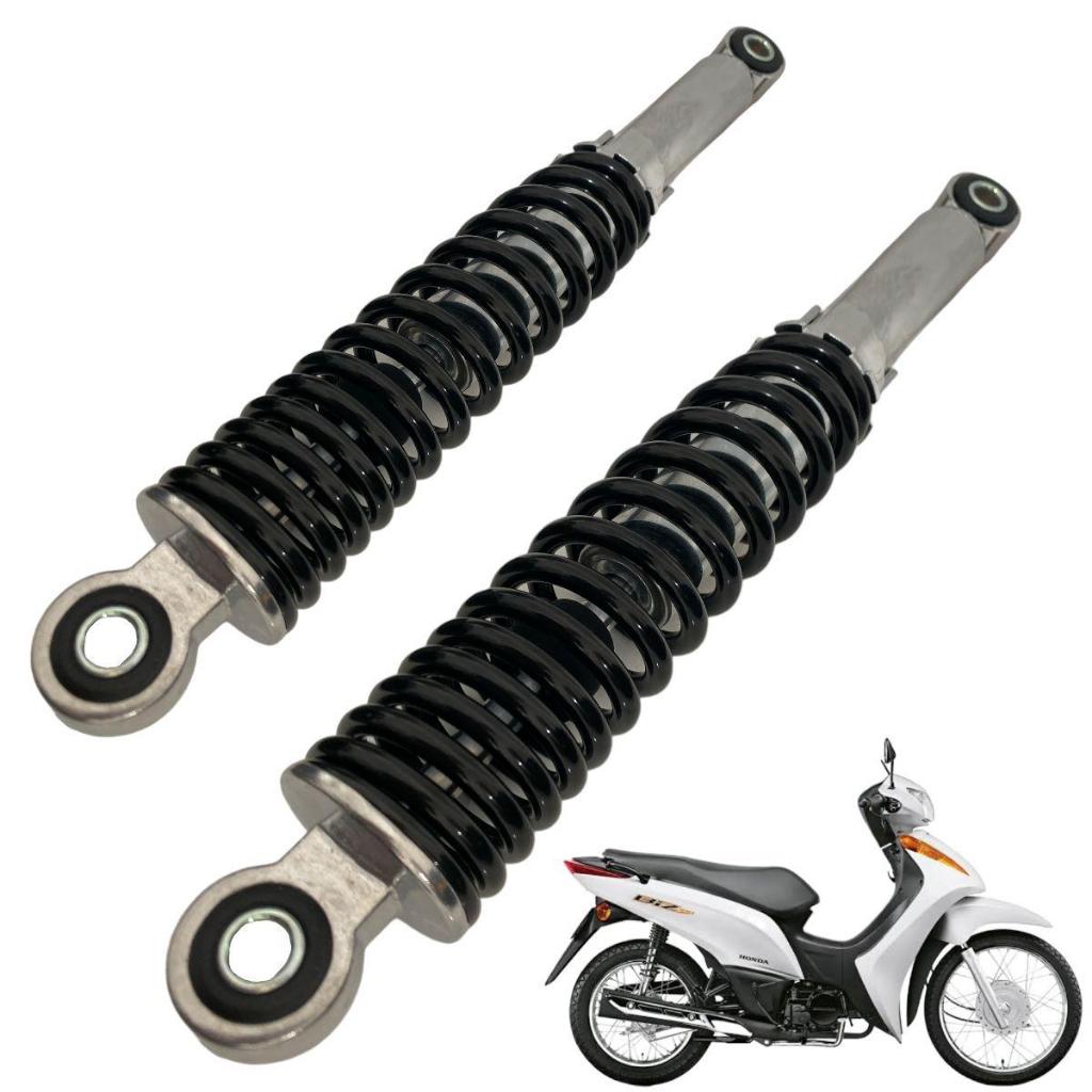 Par De Amortecedor Traseiro Honda Jet 50 Biz 125 100 Pop 110 100 Modelo Original