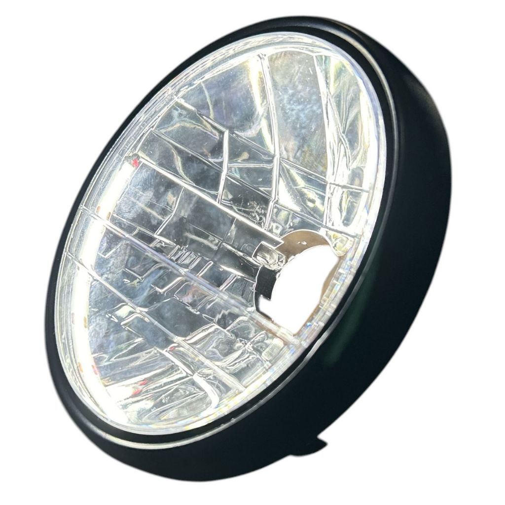 Farol Completo Com Led Titan Ks/Es/Fan 125 2000 Até 2012 Titan 150 Ks/Es/Esd Fan 150 Até 2008