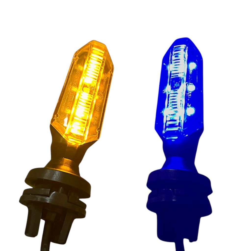 Par Pisca Sequencial Modelo Cb 250F Titan Fan 150/160 Start 160 Com Led Drl Azul