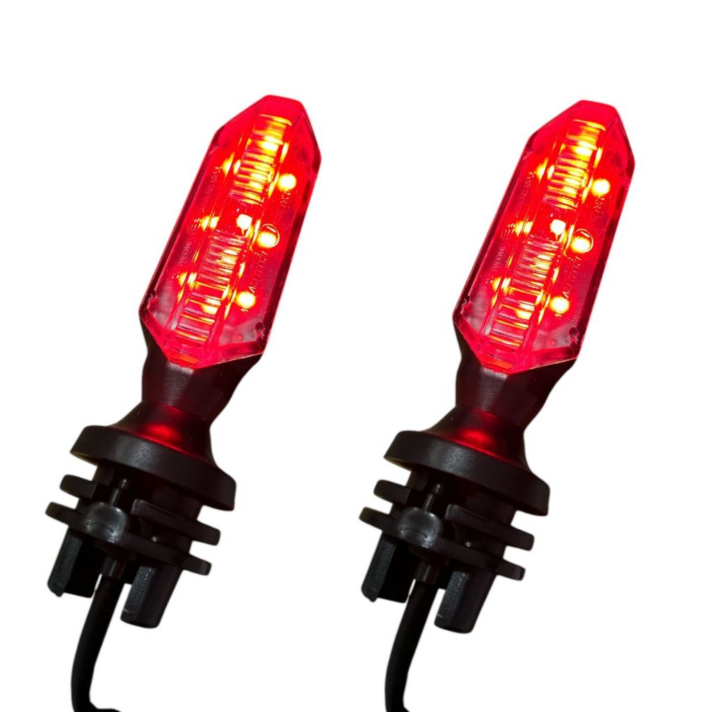 Pisca De Led Modelo Cb 250F Cg Titan Fan Start 160 Com Drl Vermelho