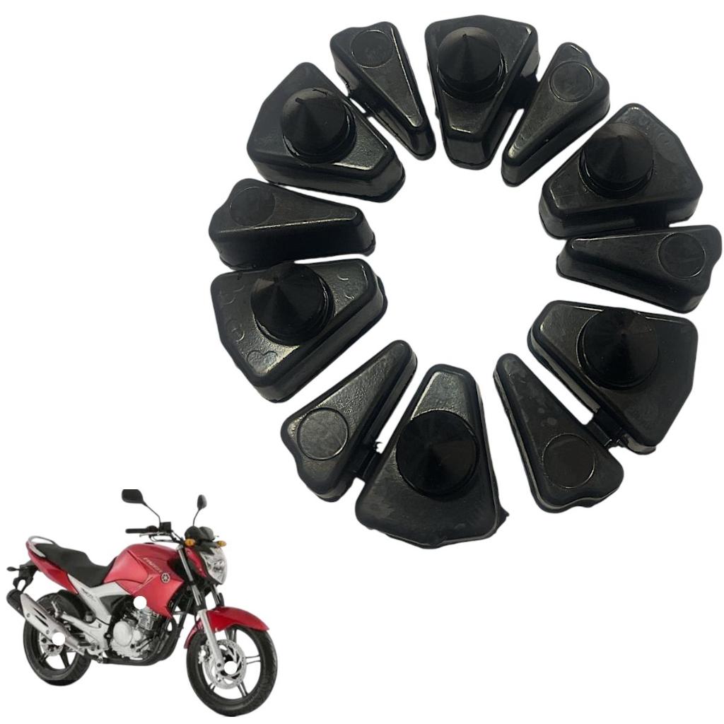 Kit Bucha Coxim Da Coroa Yamaha Fazer 250 Lander 250 6 Peças