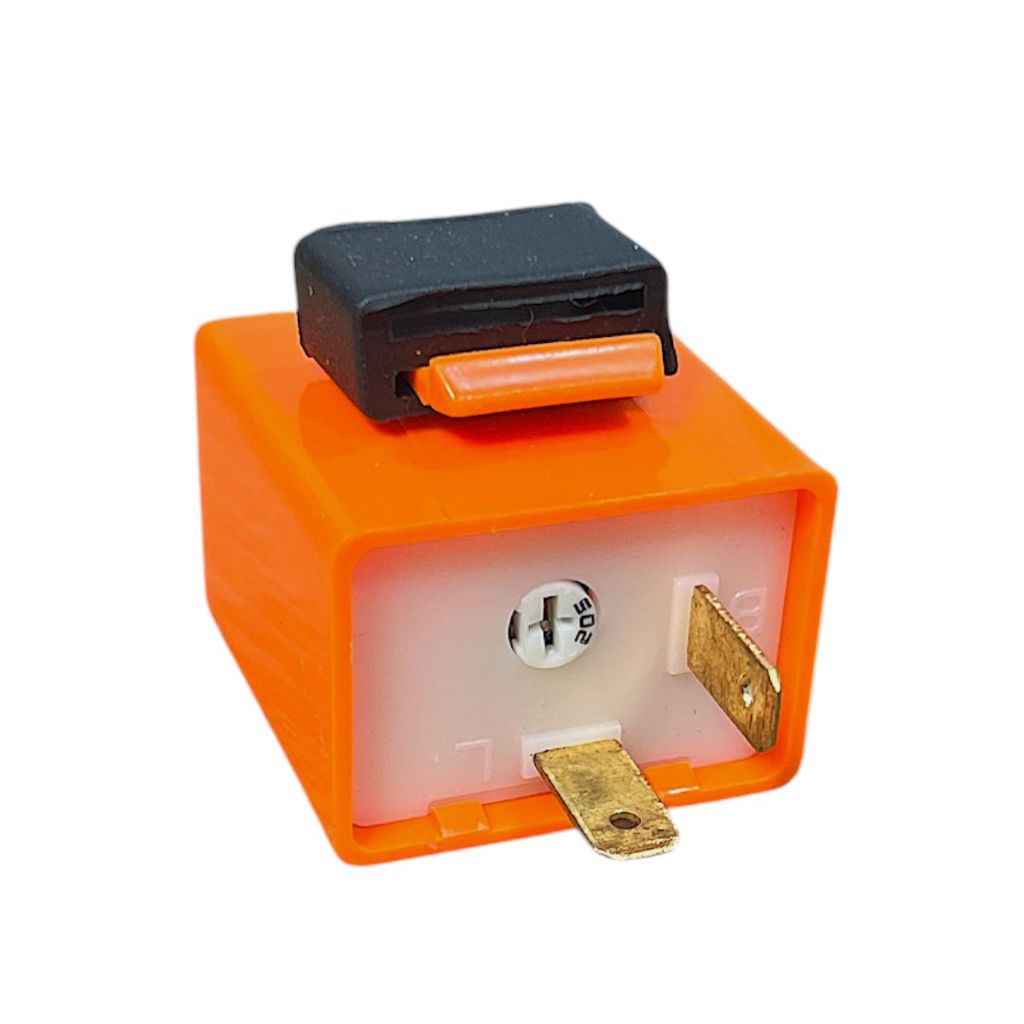 Kit De Rele De Pisca Regulador + Botão De Pisca Alerta P/Moto Modelo Universal
