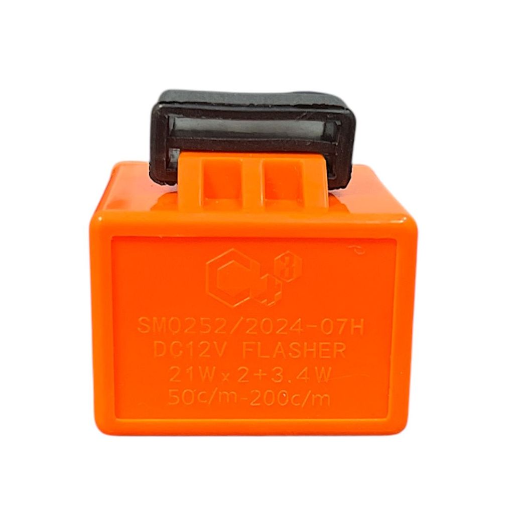 Kit De Rele De Pisca Regulador + Botão De Pisca Alerta P/Moto Modelo Universal
