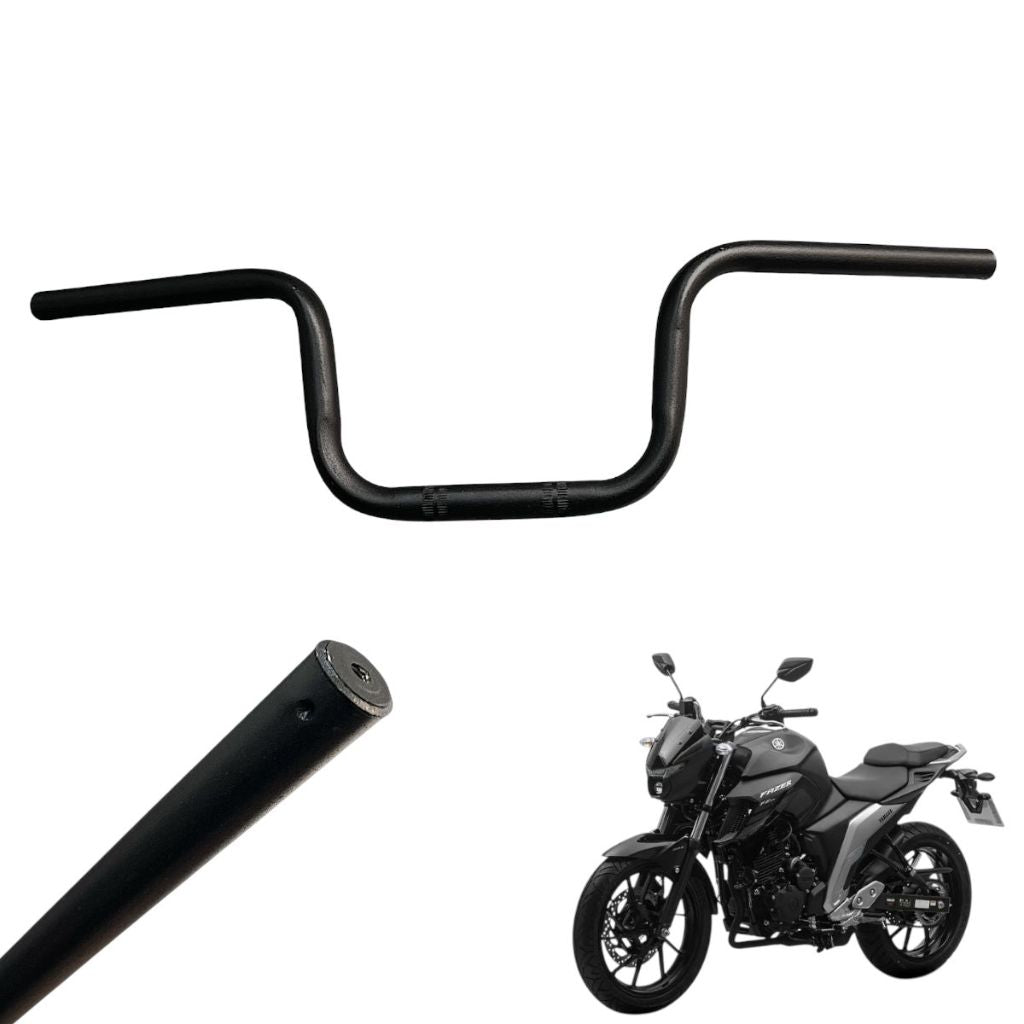 Guidão Para Moto Fazer 150 Preto Todos Os Anos Modelo Original