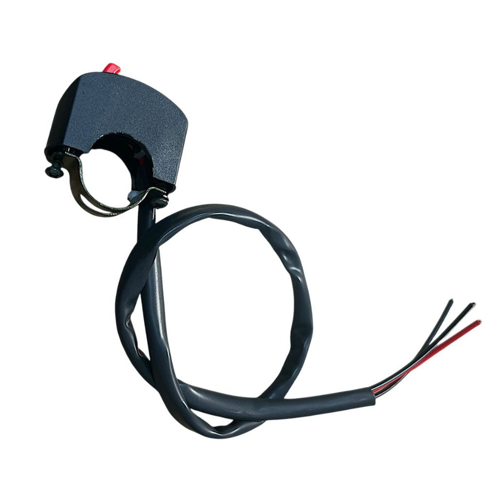 1 Botão Interruptor 3 Fios Mata Motor On Off / Liga Desliga 12V Mod Original