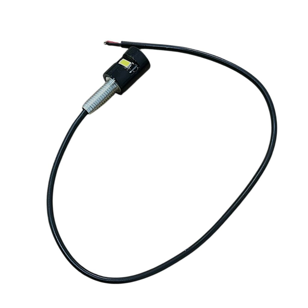 1 Par Parafuso de Led Placa Preto Iluminação Carro Moto Caminhão Universal