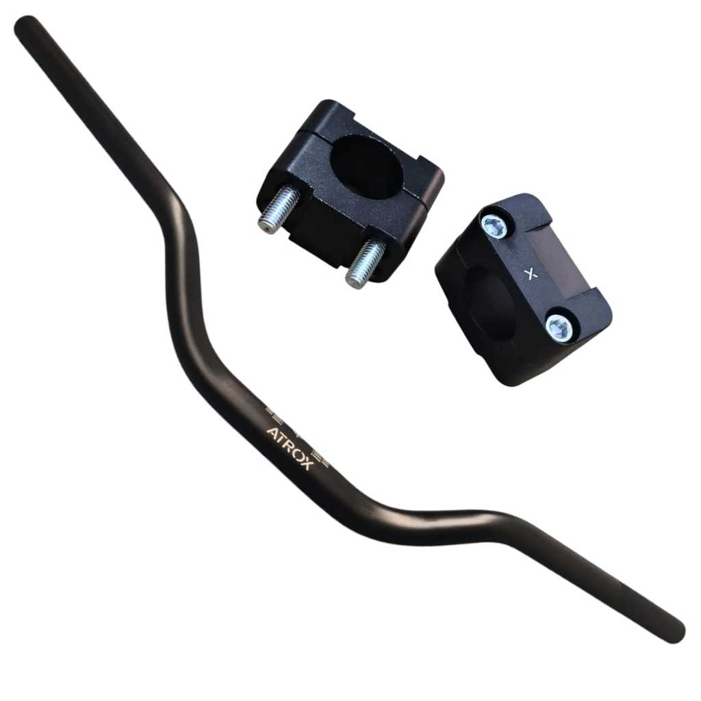 Guidão Esportivo Modelo Naked Moto Baixa Titan Fan Cg Start Cb300 Twister Fazer Ybr Factor