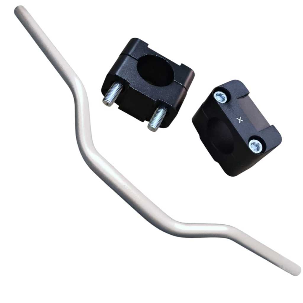 Guidão Esportivo Modelo Naked Moto Baixa Titan Fan Cg Start Cb300 Twister Fazer Ybr Factor