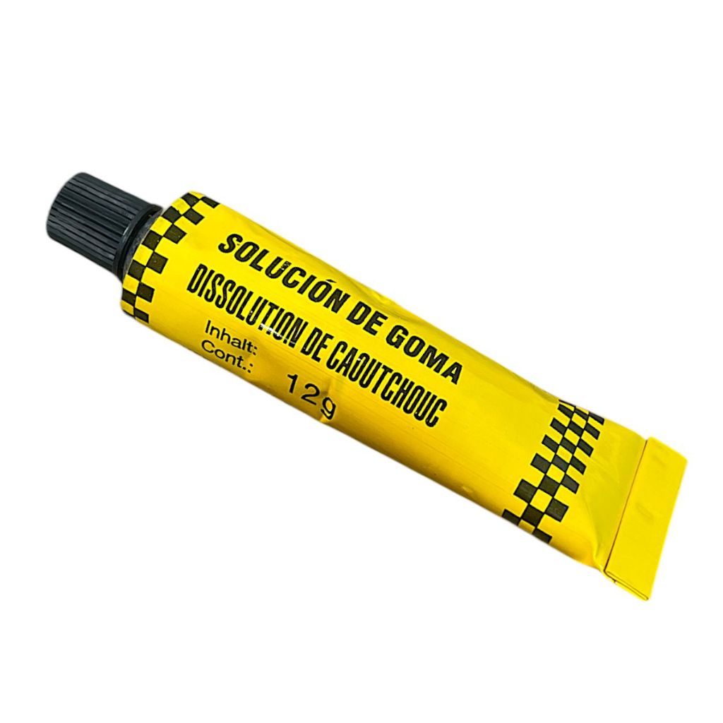 1x Kit Remendo Pneu De Moto 8 Peças Reparo 5 Refil Macarrão