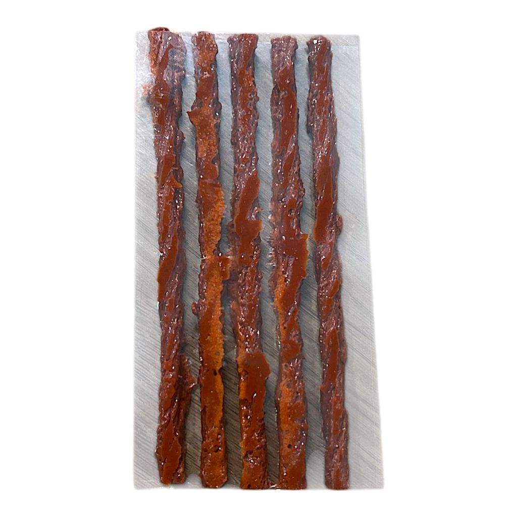 1x Kit Remendo Pneu De Moto 8 Peças Reparo 5 Refil Macarrão