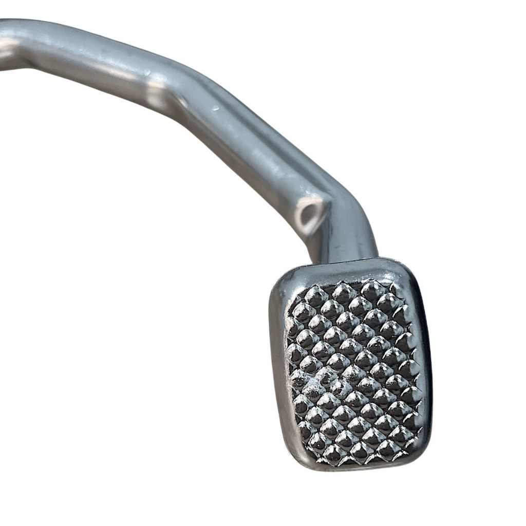 1x Pedal De Freio Cromado Para Moto Honda Biz 100 Mod Original