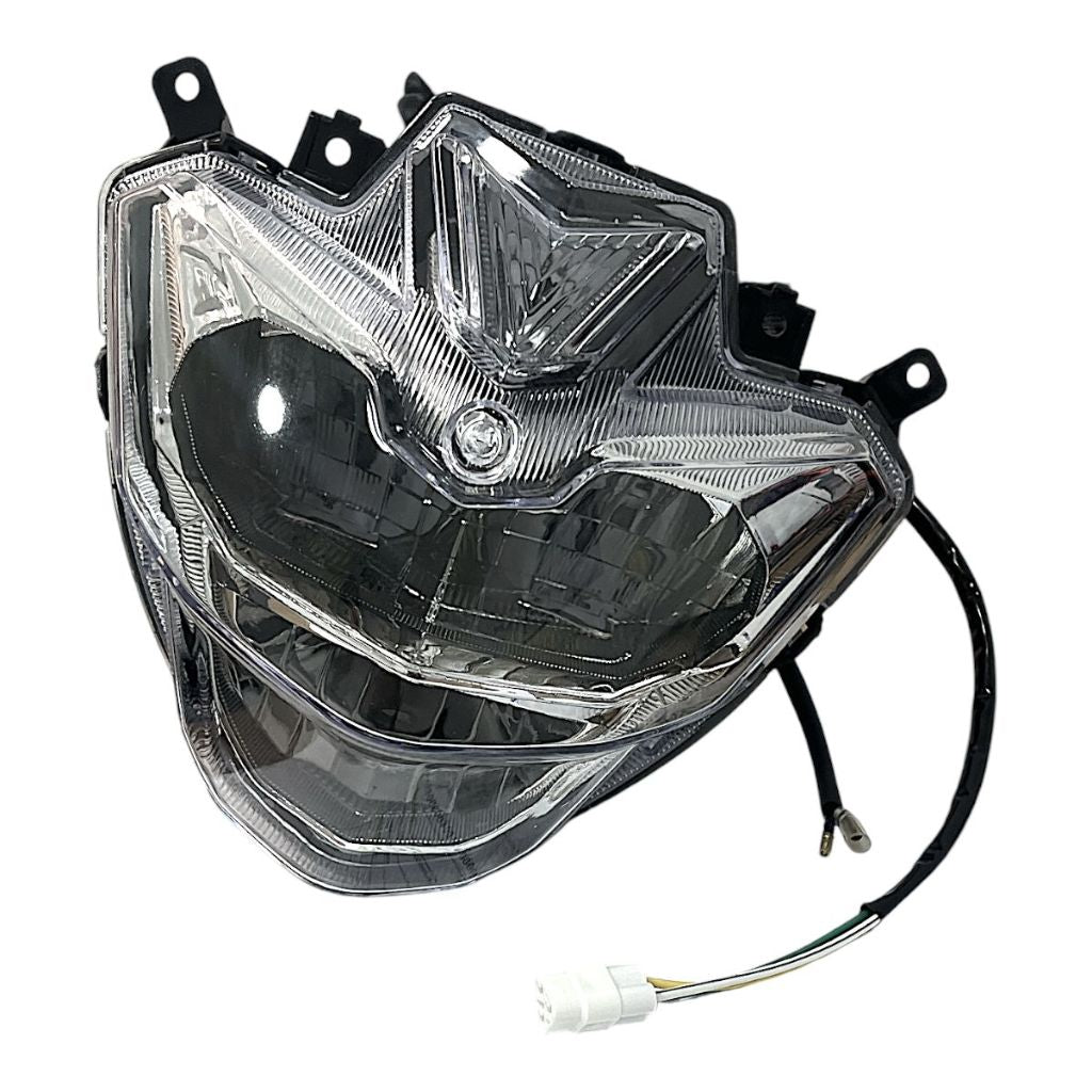 Farol Optico Completo Yamaha Ys 250 Fazer 2018 Endiante Com Lampada Em Led