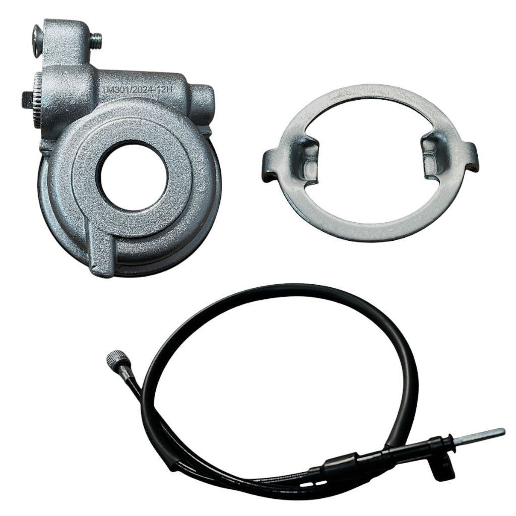 Kit De Engrenagem De Velocímetro + Cabo Cbx 250 Twister 2001 Até 2008