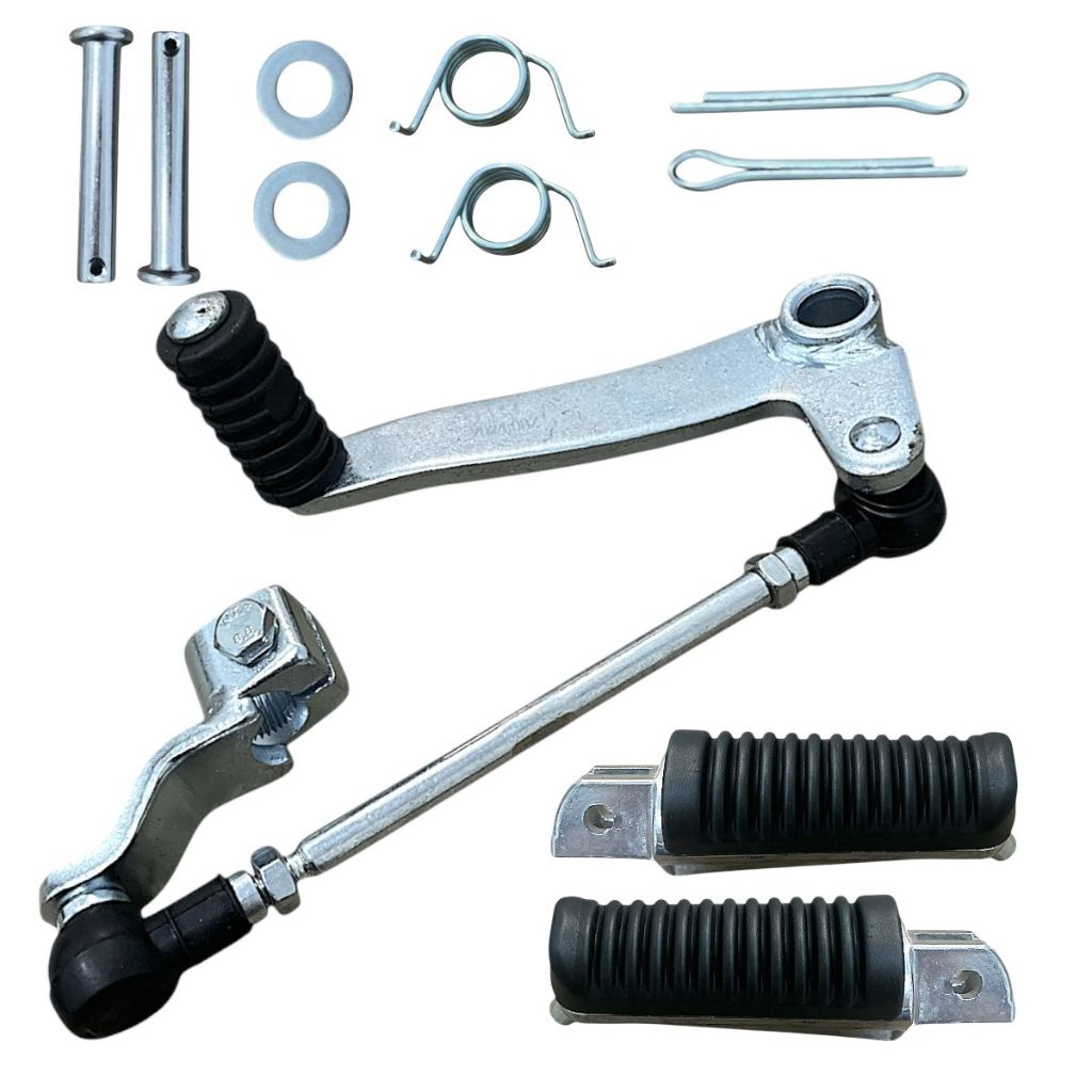 Kit De Pedal De Cambio + Pedaleira Para Moto Yamaha Ys 250 Fazer 2006 Até 2017