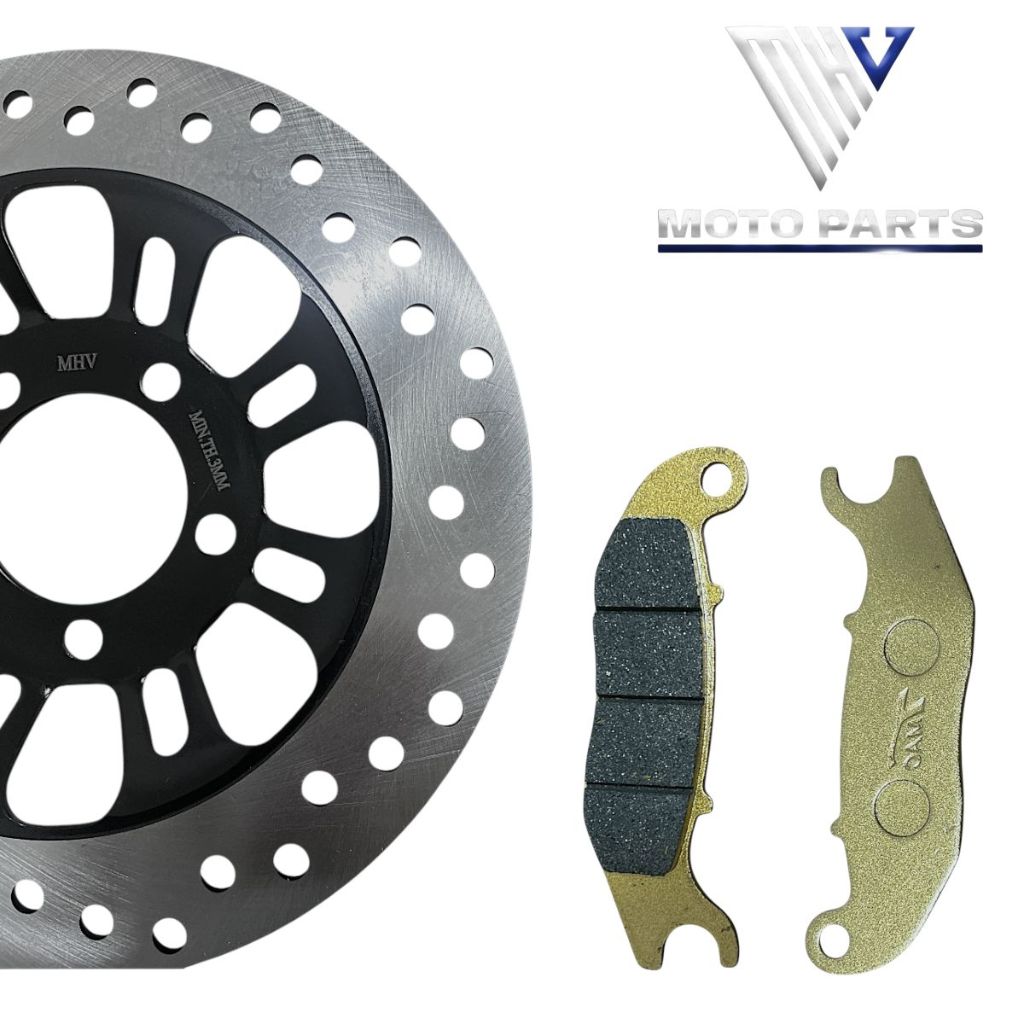 Kit De Disco De Freio + Pastilha Honda Cg 150 Titan Mix/Esd 09/15
