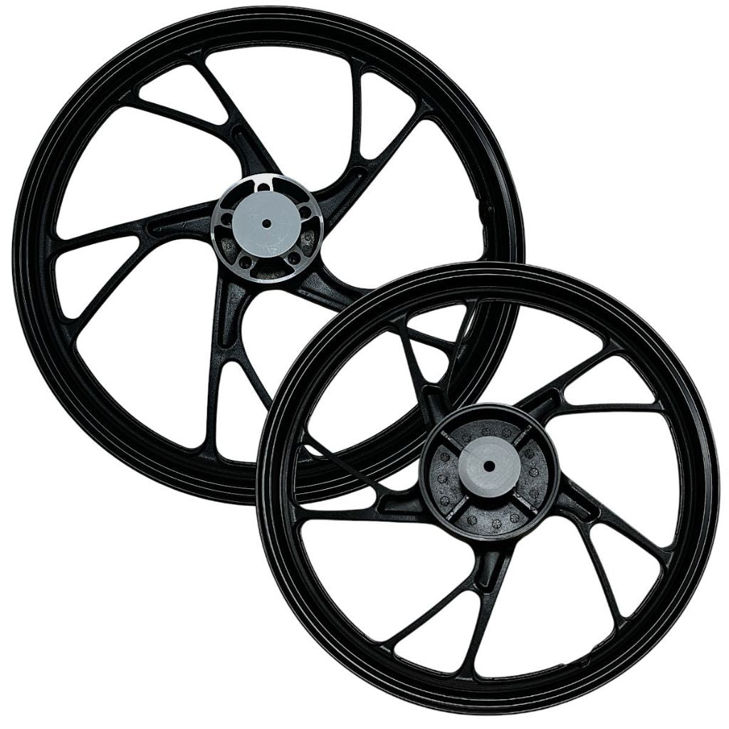 Kit Par De Rodas De Liga Leve Pé de Galinha + Disco De Freio Cg Titan/Fan 150 09 A 13
