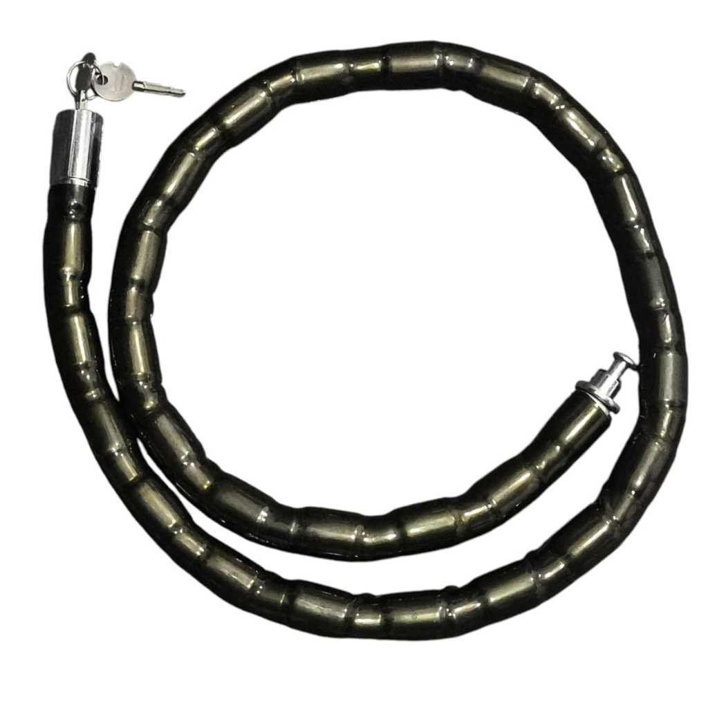 Trava Cadeado Articulado 1,2m 22mm Para Moto Estepe Bike Corrente Anti Furto