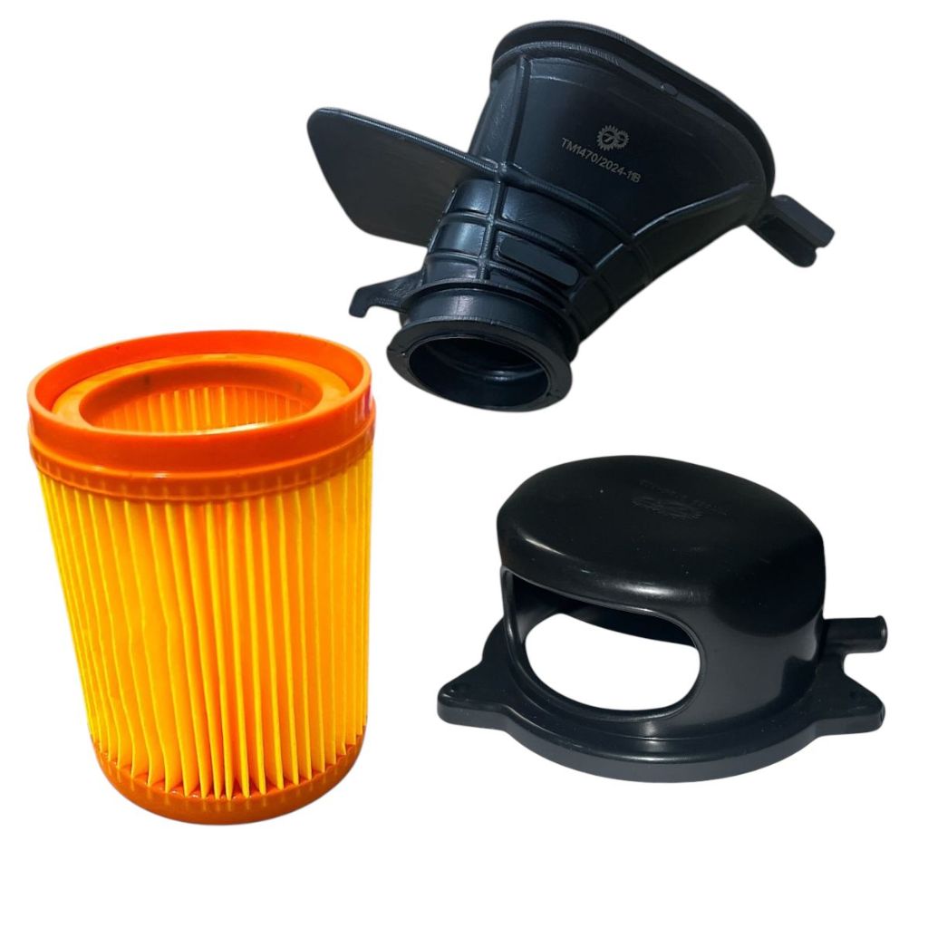 1x Kit Filtro De Ar + Condutor De Ar + Tampa Do Filtro De Ar Cg 150 Titan Ks/Es/Esd 04 Até 08