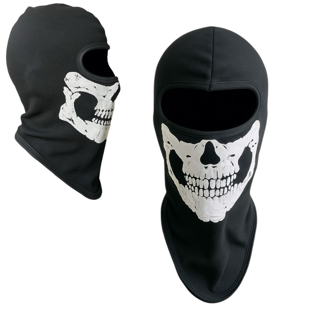 1 Touca Ninja Modelo Caveira Balaclava Capuz Tamanho Único Algodão