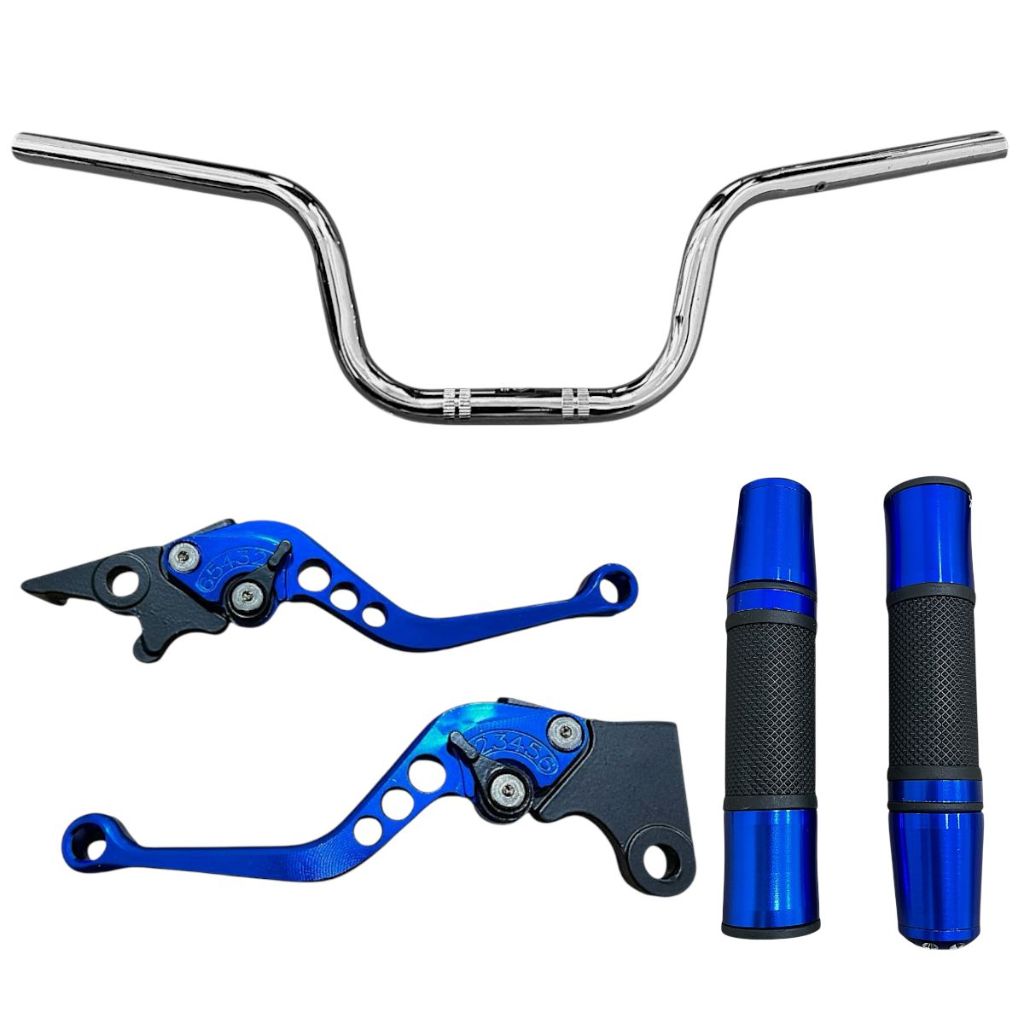 Kit Par Manete + Manopla Júpiter + Guidão Honda Cg 160 Titan Es/Esd Cb 250F Twister