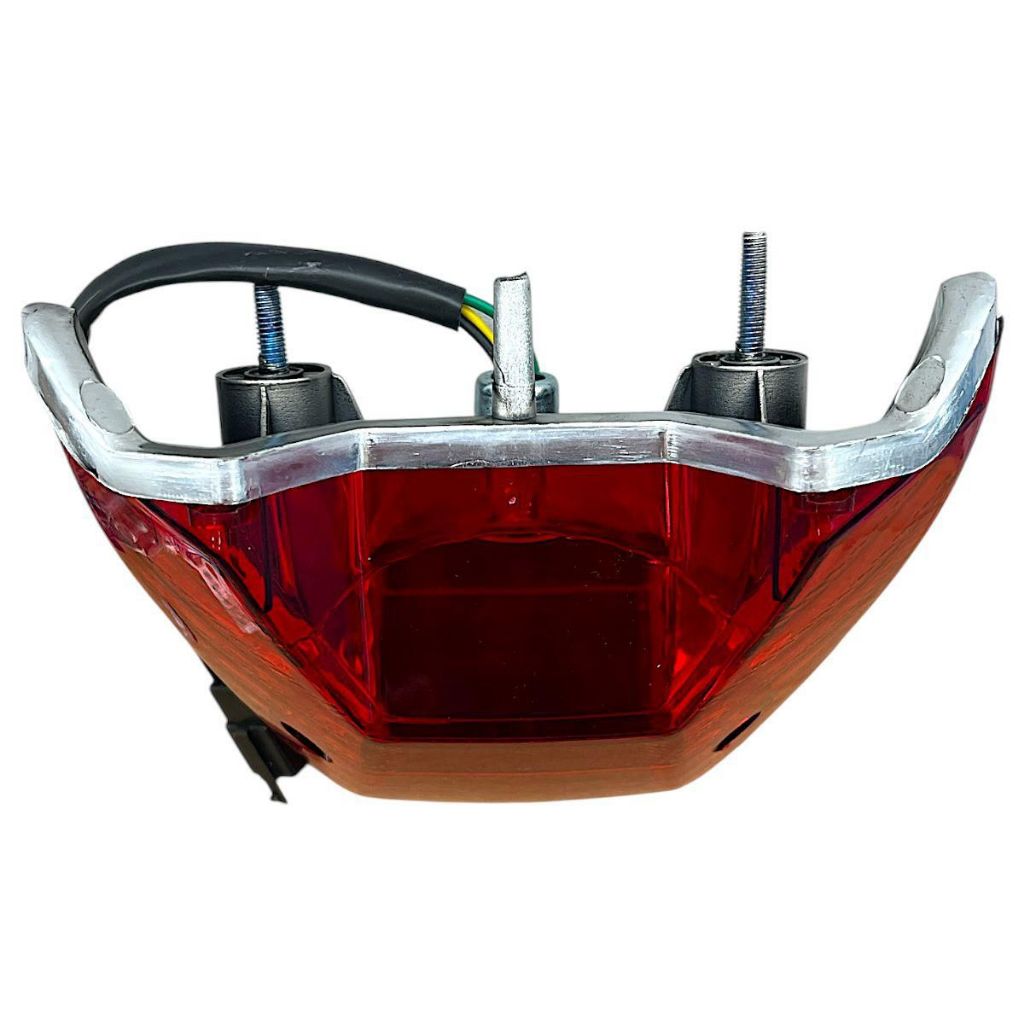 Lanterna Traseira Compatível Honda Cg Titan 150 2004 Á 2009 Fume/Cristal/Vermelha
