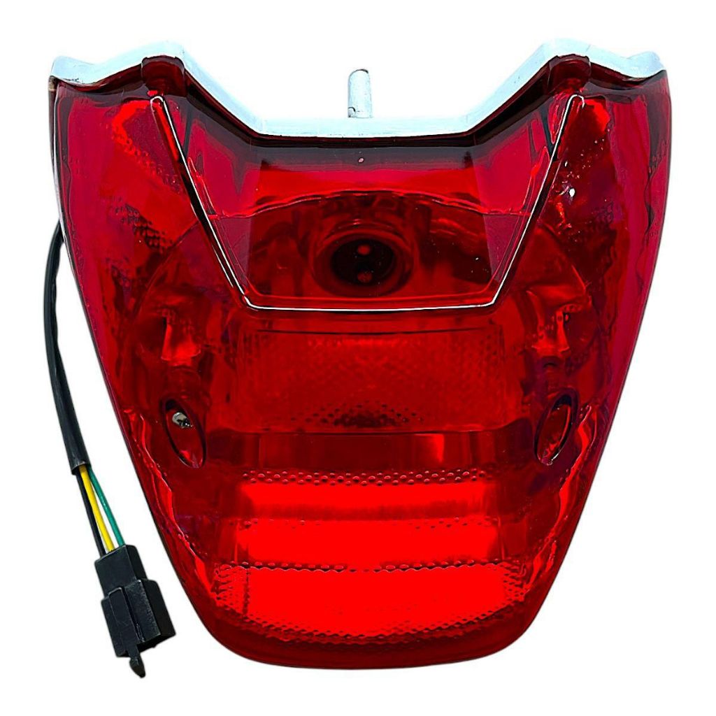 Lanterna Traseira Compatível Honda Cg Titan 150 2004 Á 2009 Fume/Cristal/Vermelha