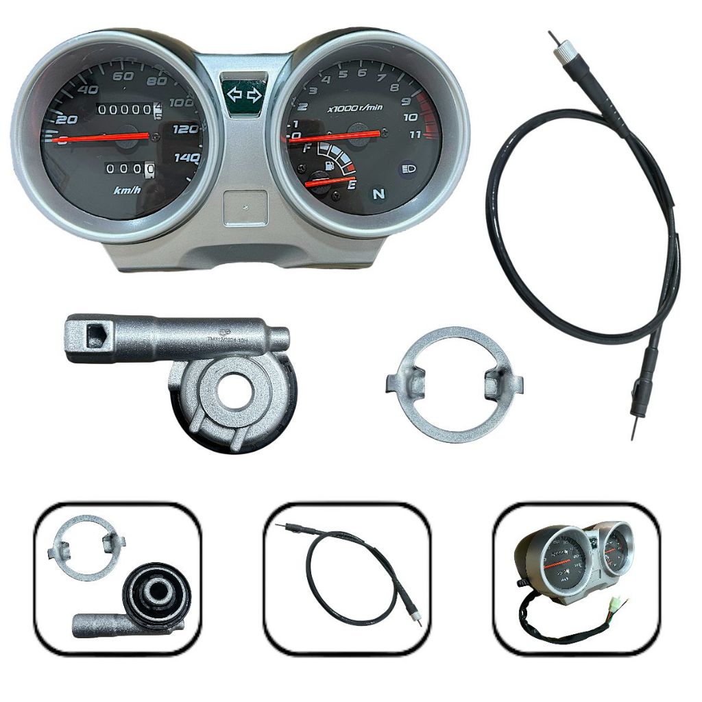 Kit Engrenagem + Painel + Cabo Velocímetro Honda Cg 150 Titan Sport 04 A 08