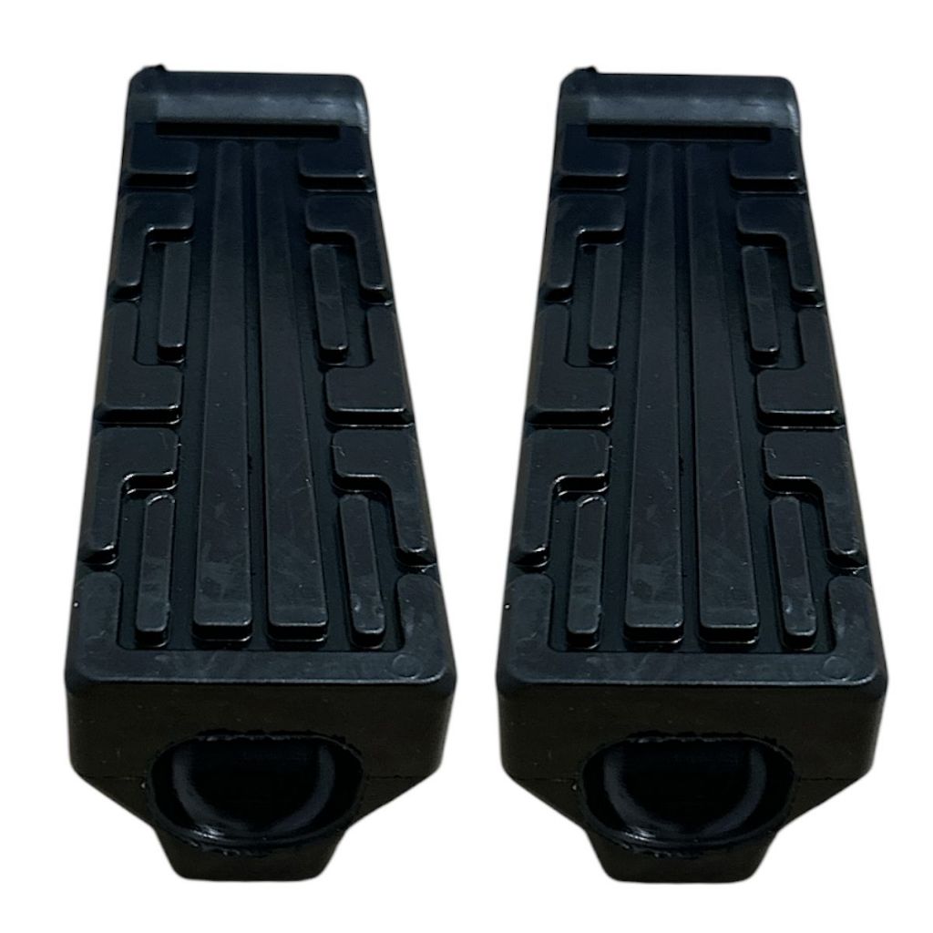 Par De Borracha Dianteiro Preto Yamaha Ybr Factor 125 2006 Até 2014