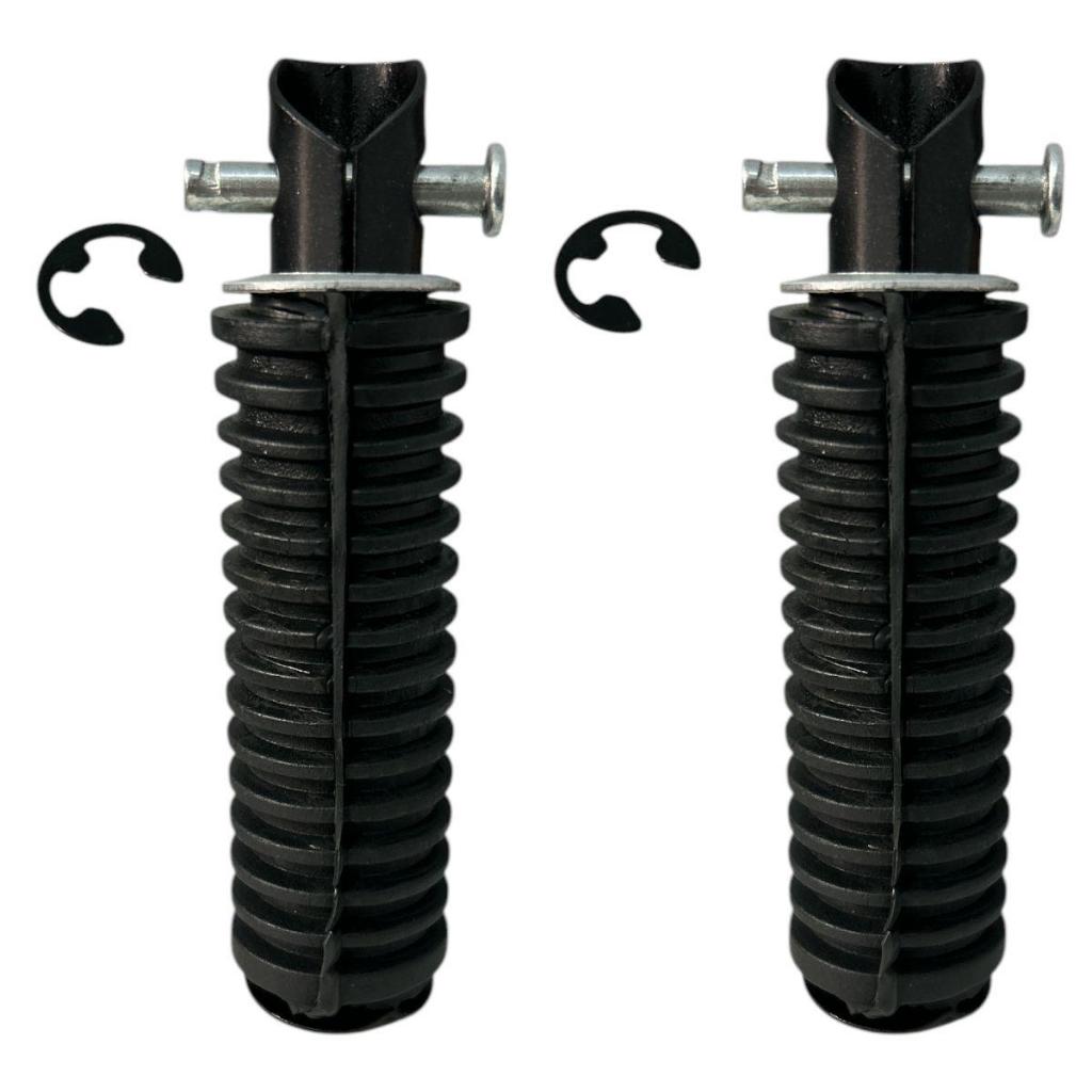 Kit 2 Pedaleira Traseira Honda Biz 100/125 Cg Fan 125 Pop 100 Titan 125/150